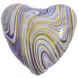 Foil Balloon Agate Heart Purple & Gold