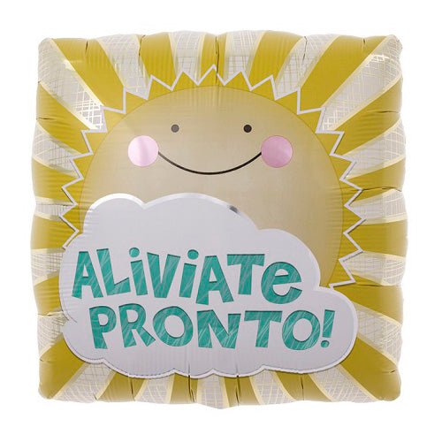 Foil Balloon 18 Inch Aliviate Pronto Sol