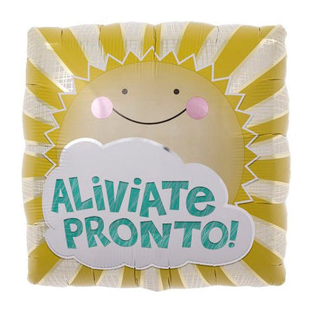 Foil Balloon 18 Inch Aliviate Pronto Sol