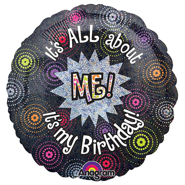 Foil Balloon All About Me Birthday