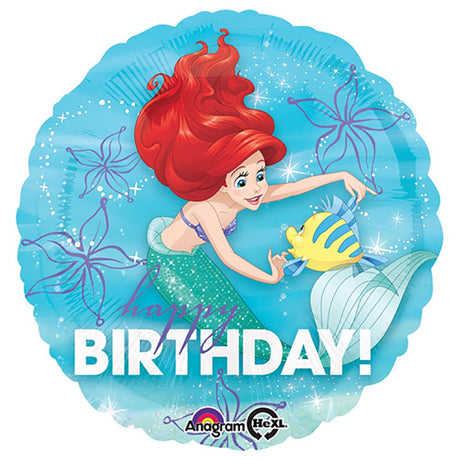 Ariel Foil Birthday Balloon 18 Inch
