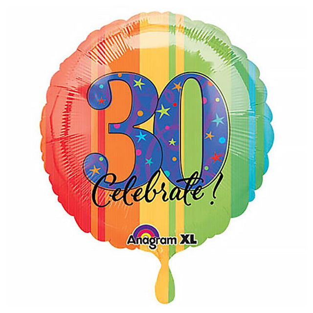 Foil Balloon 30th Birthday Celebration