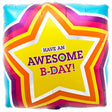 Foil Balloon Awesome Birthday
