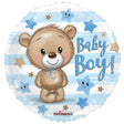 Baby Boy Bear Plastic Balloon 18 Inch