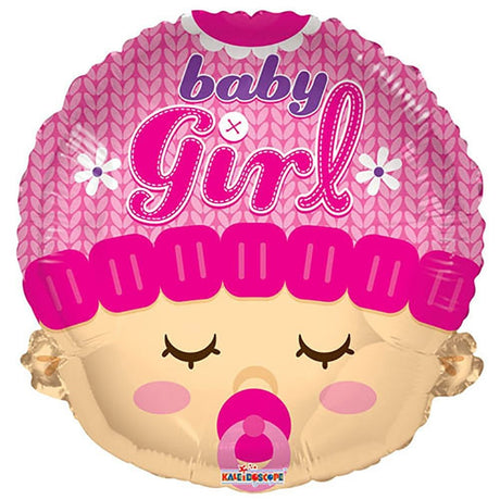 Baby Girl Head Shape Foil Balloon