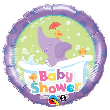 Baby Shower Elephant Foil Balloon