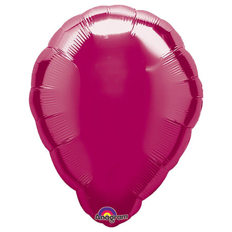 18 Inch Burgundy Foil Balloon
