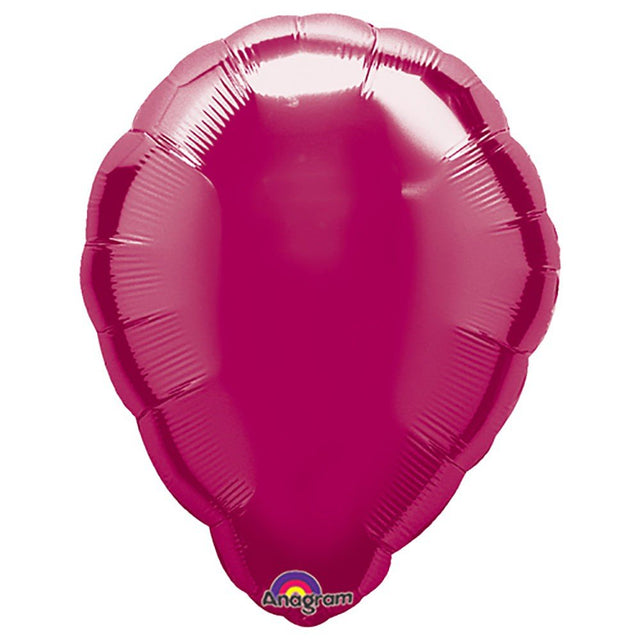 18 Inch Burgundy Foil Balloon