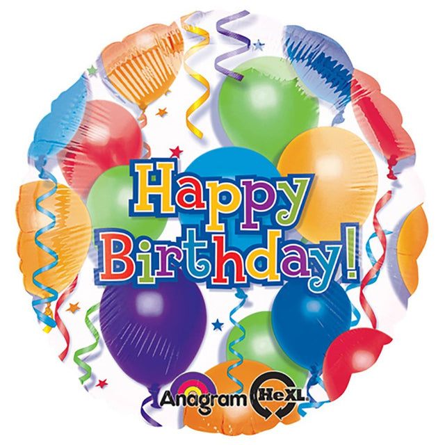 18 Inch Foil Happy Birthday Balloon