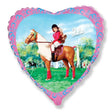 Barbie Foil Heart Balloon