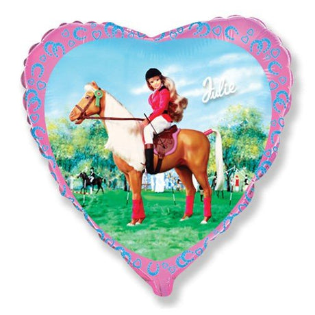 Barbie Foil Heart Balloon