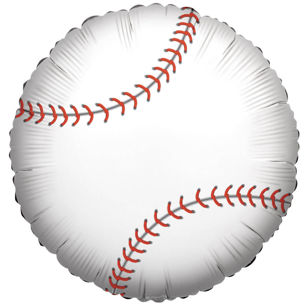 Baseball Foil Balloon 18 Inch