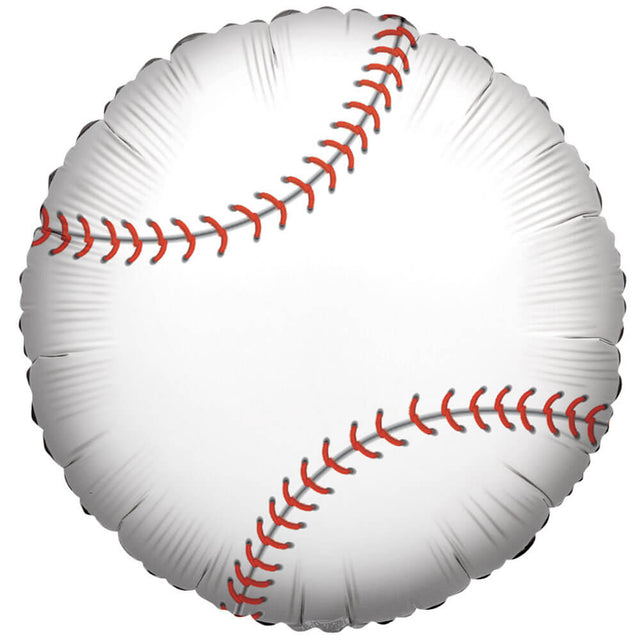 Baseball Foil Balloon 18 Inch
