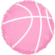 Foil Balloon Basketballer Pink