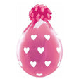 Latex Balloons Big Hearts Diamond Clear
