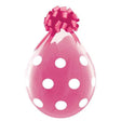 Latex Balloons Big Polka Dots Clear