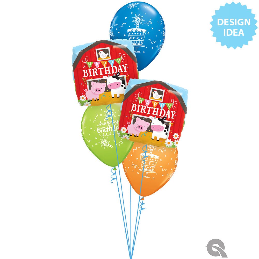 Birthday Barn Foil Balloon 18 Inch