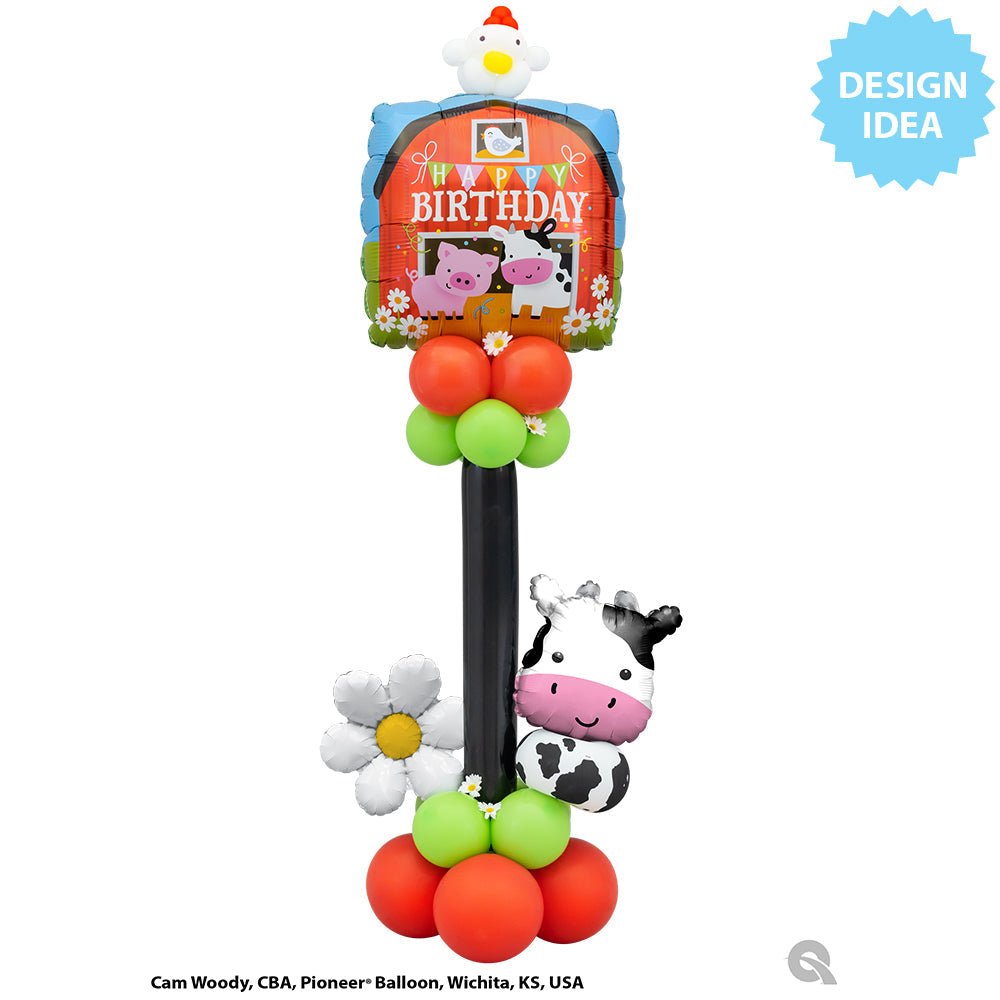 Birthday Barn Foil Balloon 18 Inch