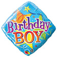 Birthday Boy Stars Foil Balloon