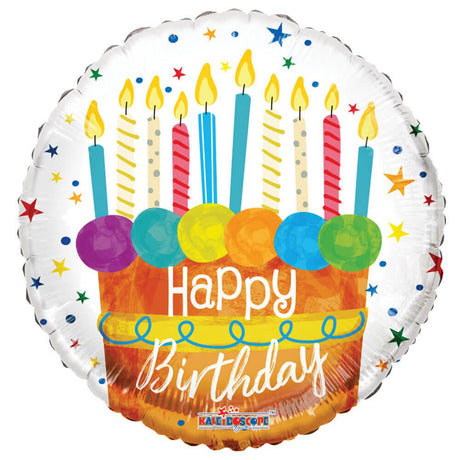 Birthday Cake Foil Balloon 18 Inch