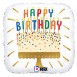 Birthday Cake Candles Foil Balloon 18 Inch