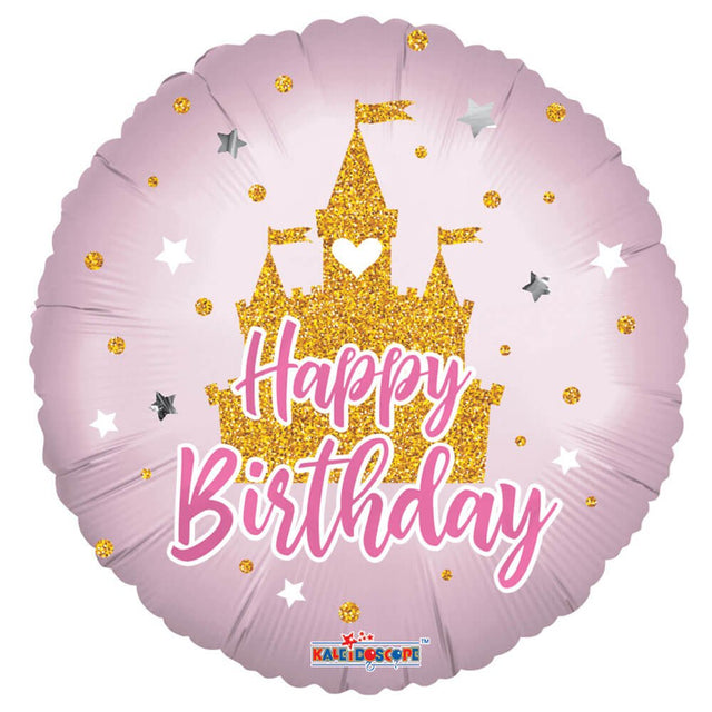 Birthday Castle Matte Foil Balloon