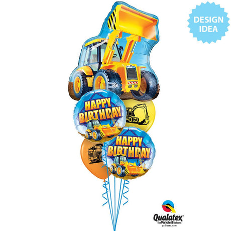 Birthday Construction Zone Foil Balloon