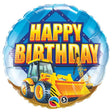 Birthday Construction Zone Foil Balloon