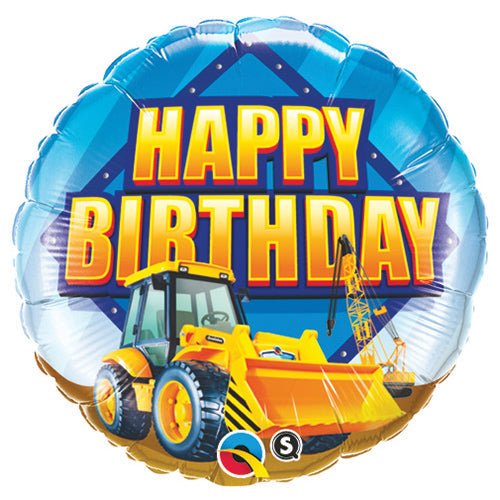 Birthday Construction Zone Foil Balloon