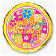 Birthday Daisy Flowers Foil Balloon