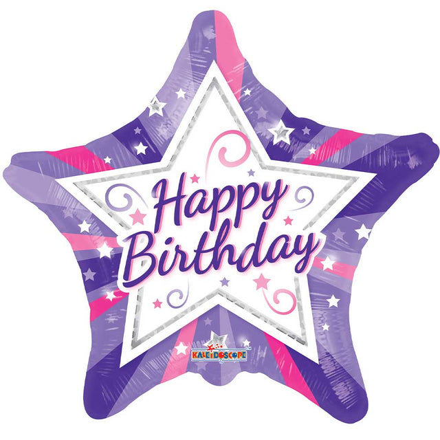 Foil Balloon 18 Inch Birthday Juvenile Star