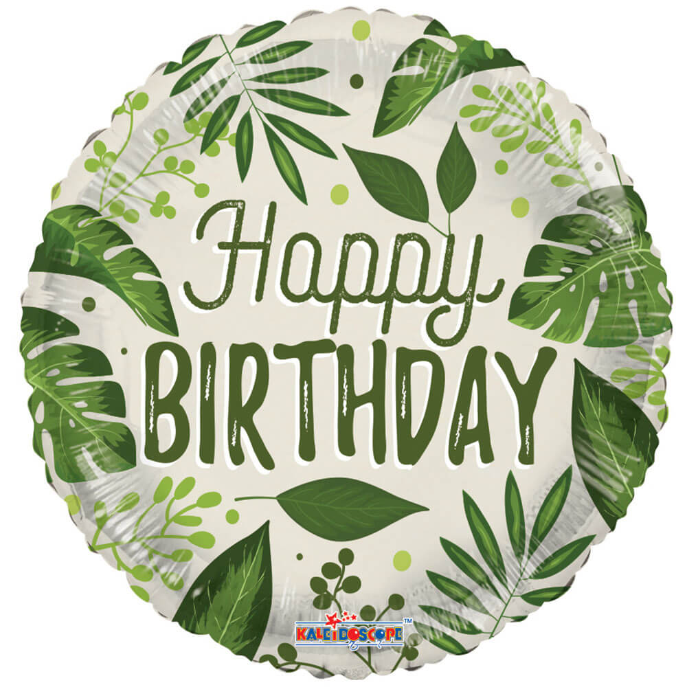 Birthday Nature Foil Balloon
