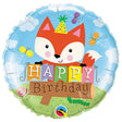 Birthday Party Fox Foil Balloon