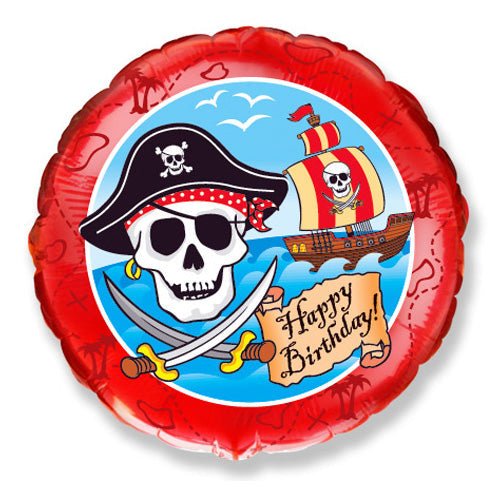 Birthday Pirates Foil Balloon