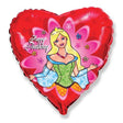 Foil Balloon Birthday Princess Heart