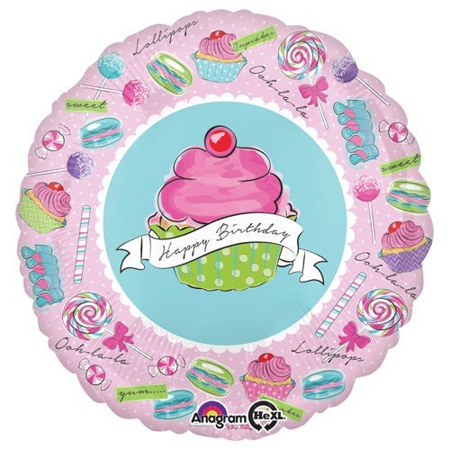 18 Inch Birthday Sweets Foil Balloon