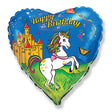 Birthday Unicorn Foil Balloon