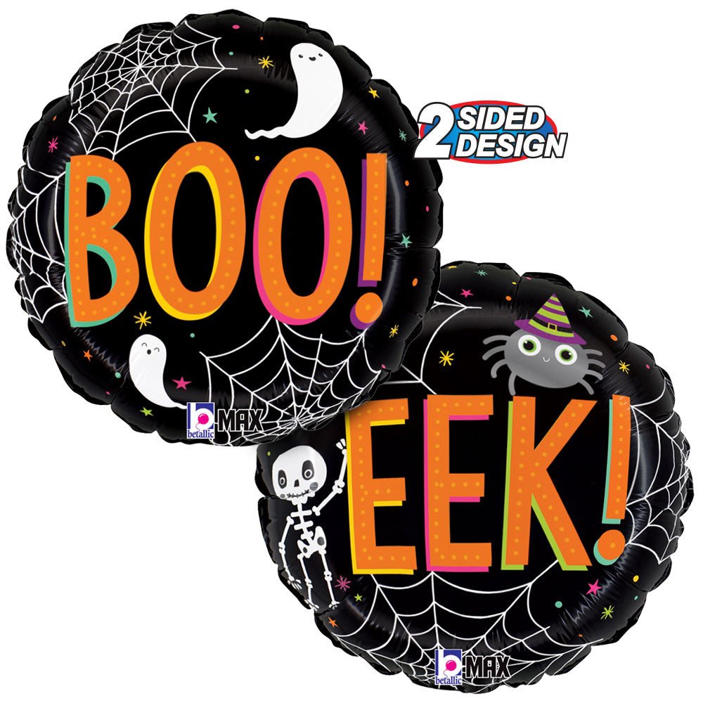 Halloween Foil Balloon 18 Inch BOO EEK!