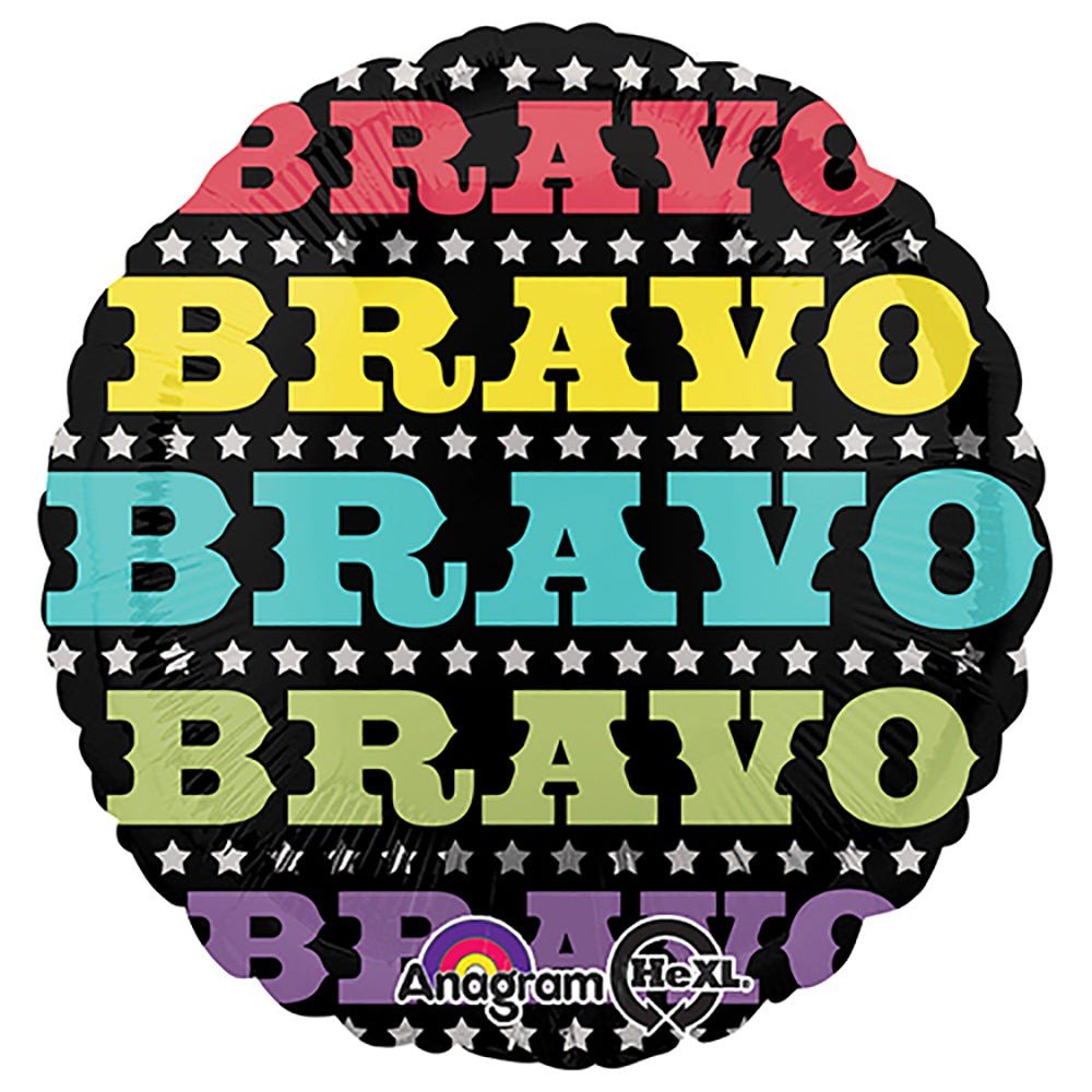 Foil Balloon 18 Inch Bravo, Bravo