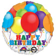 Birthday Foil Balloon 18 Inch Bright Balloons