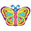 Butterfly Foil Balloon 18 Inch Bright Butterfly
