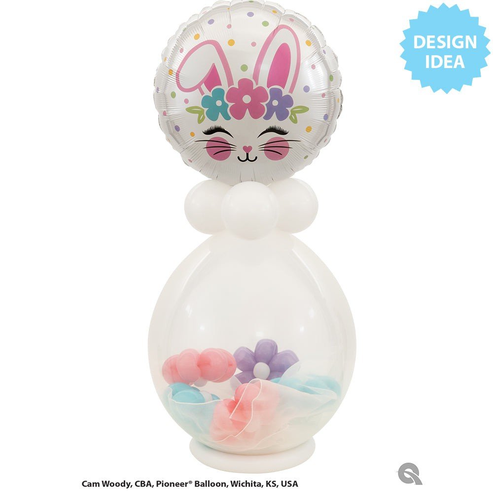 Bunny Face Foil Balloon 18 Inch