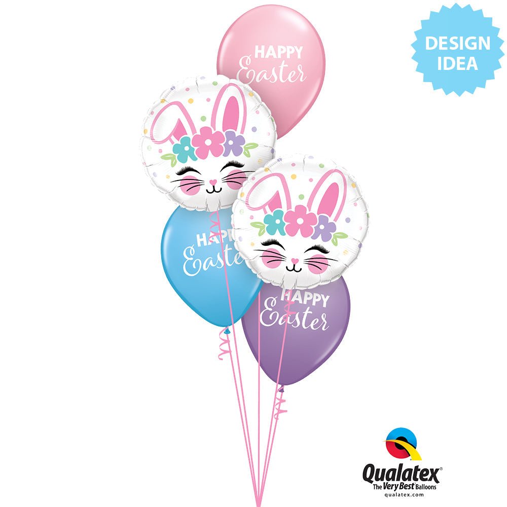 Bunny Face Foil Balloon 18 Inch