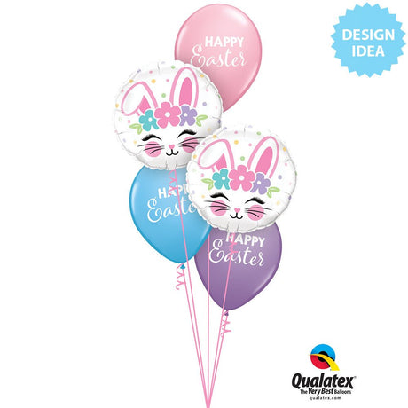 Bunny Face Foil Balloon 18 Inch