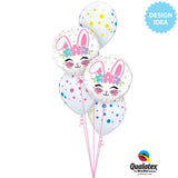 Bunny Face Foil Balloon 18 Inch
