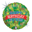 Foil Balloon Camo Birthday