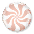 Foil Balloon Candy Rose Gold 18 Inch