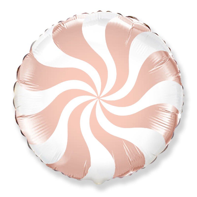 Foil Balloon Candy Rose Gold 18 Inch