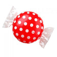 Foil Balloon 18 Inch Candy Wrapper Ends Red White Polka Dots