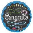 Foil Balloon 18 Inch Chalk Board Congrats